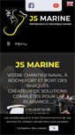 Mobile Screenshot of jsmarine-chantiernaval.com